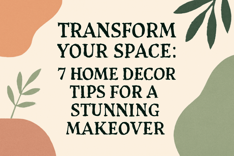 Transform Your Space: 7 Home Decor Tips for a Stunning Makeover - Mindevo Art Gallery
